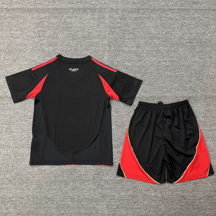 Youth Uniform Kids Kit 2025-2026 Atlanta United Home Soccer Jersey Shorts Child Football Set