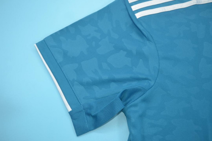 Retro Jersey 2019-2020 Juventus Third Away Blue Soccer Jersey Vintage Maillot de Foot