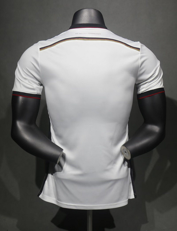 with 3 Stars Player Version Retro Jersey 2014 Germany Home Soccer Jersey Vintage Football Shirt