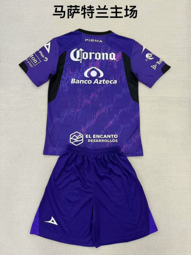 Adult Uniform 2024-2025 Mazatlán Home Soccer Jersey Shorts Mazatlan Football Kit