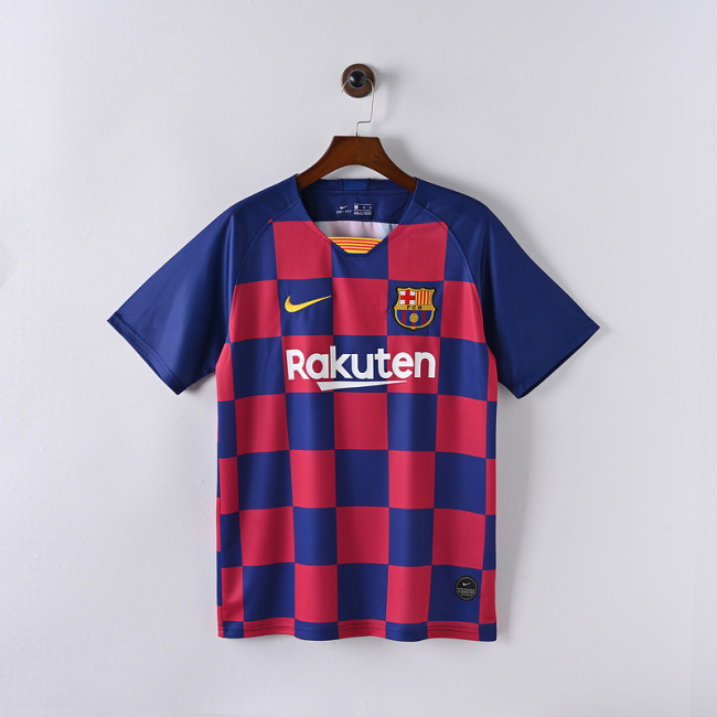 Retro Jersey 2019-2020 Barcelona Home Soccer Jersey Vintage Football Shirt