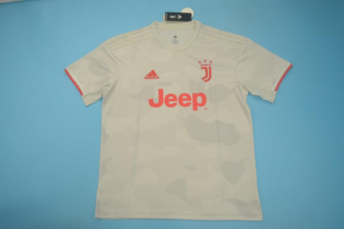 Retro Jersey 2019-2020 Juventus Away Grey Soccer Jersey Vintage Maillot de Foot