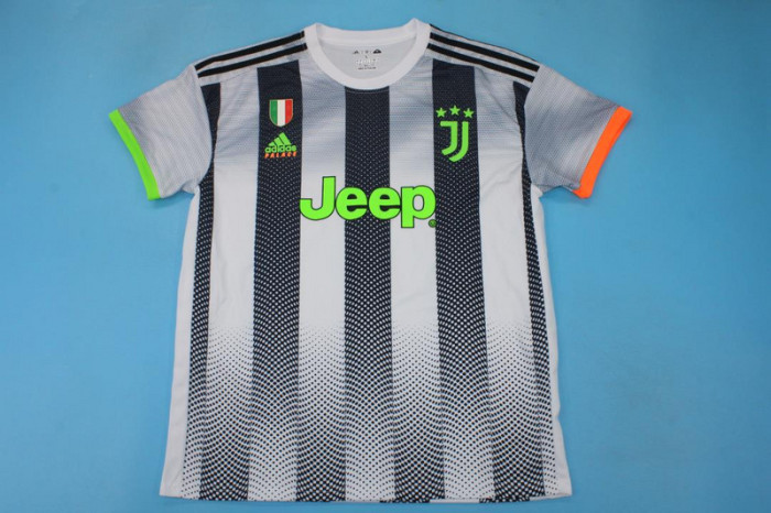 with Scudetto Patch Retro Jersey 2019-2020 Juventus RONALDO 7 Palace Version Soccer Jersey Vintage Maillot de Foot