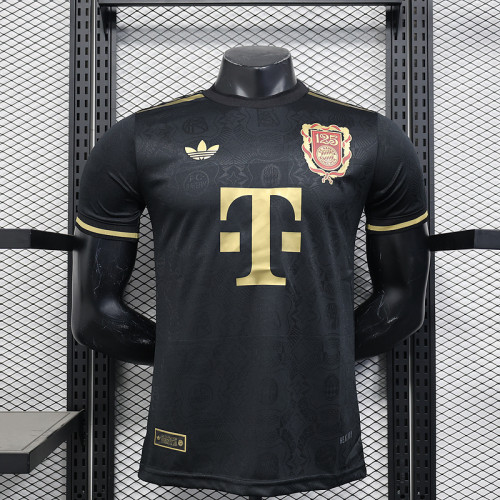 Player Version 2024-2025 Bayern Munich 125th Anniversary Soccer Jersey Bayern Munchen Black Football Shirt