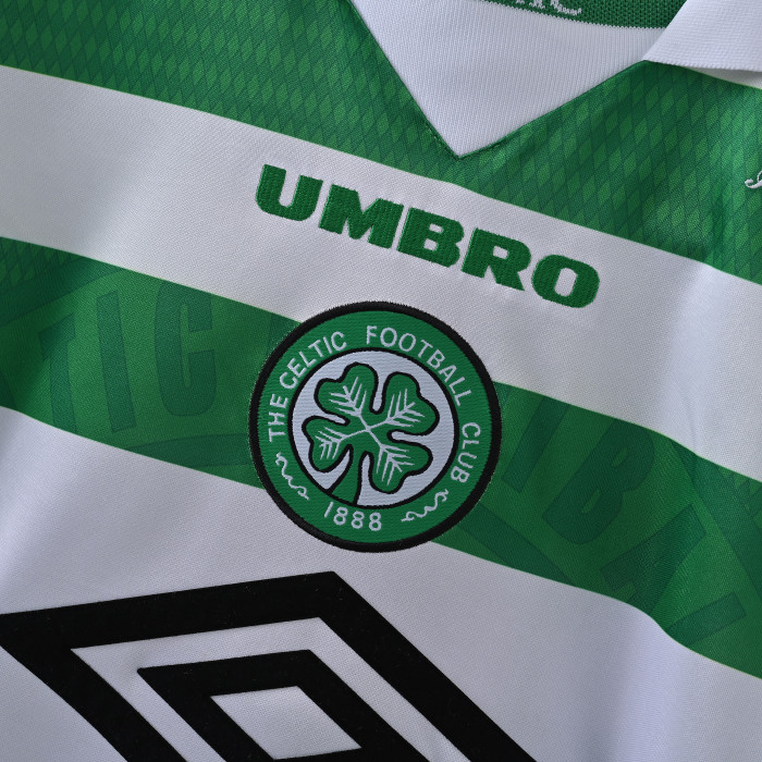 Retro Jersey 1997-1999 Celtic Home Soccer Jersey Vintage Football Shirt