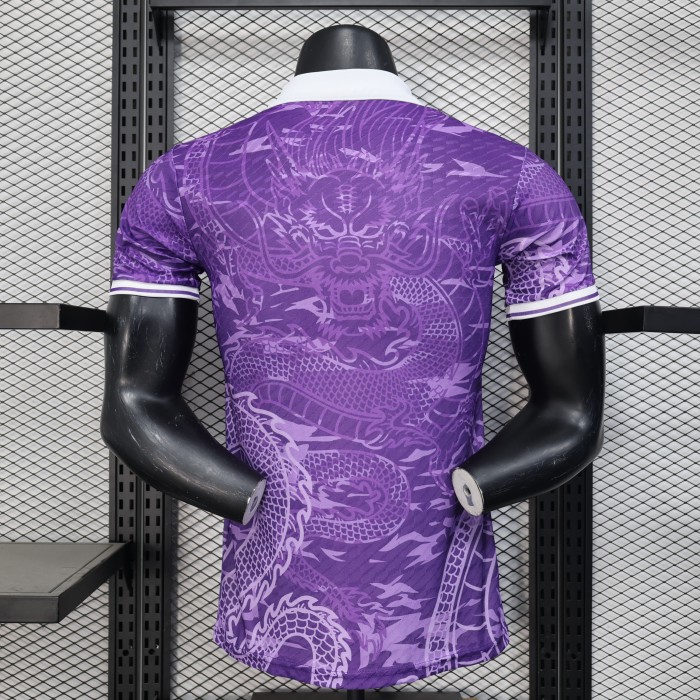 Player Version 2025-2026 Real Madrid Purple Dragon Special Edition Soccer Jersey Real Football Shirt