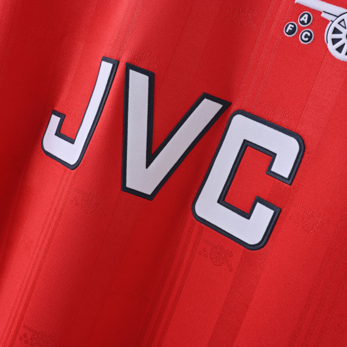 Retro Jersey 1988-1990 Arsenal Home Soccer Jersey Vintage Football Shirt