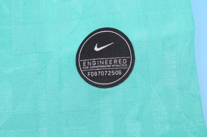 with LFP Patch Retro Jersey 2019-2020 Barcelona Third Away Blue Soccer Jersey Vintage Football Shirt