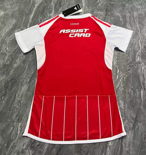 Women 2025-2026 Colo Colo Away Red Soccer Jersey Girl Football Shirt