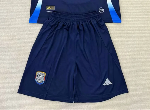 Fan Version 2025-2026 San Diego Home Soccer Shorts Football Shorts