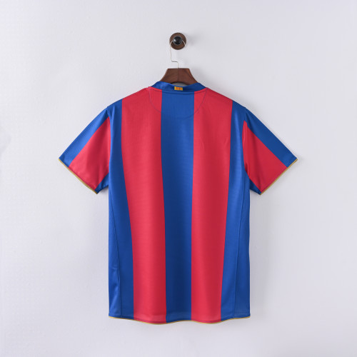 Retro Jersey 2007-2008 Barcelona Home Soccer Jersey Vintage Football Shirt