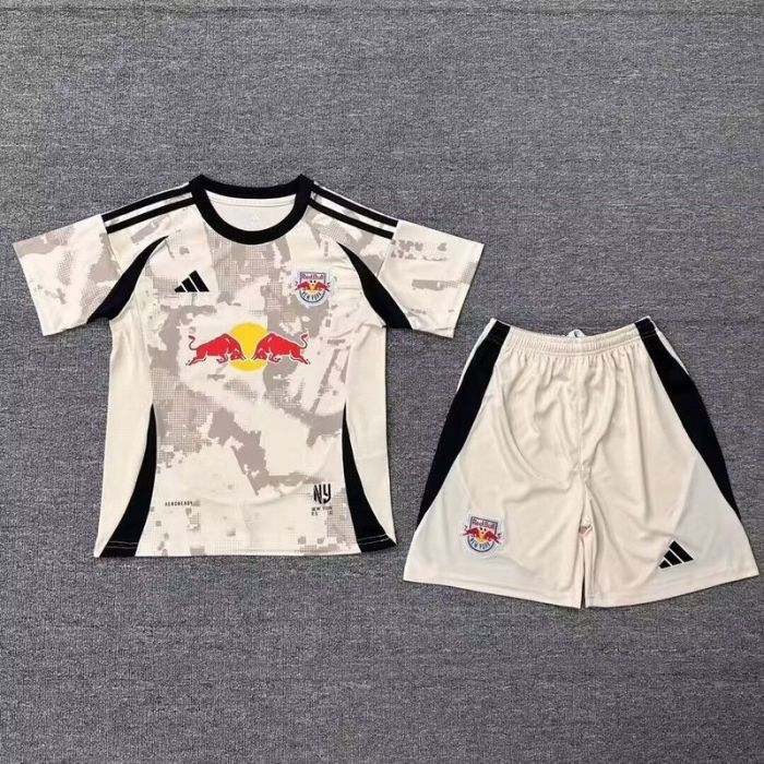 Adult Uniform 2025-2026 New York Red Bulls Away Soccer Jersey Shorts Men's Football Kit