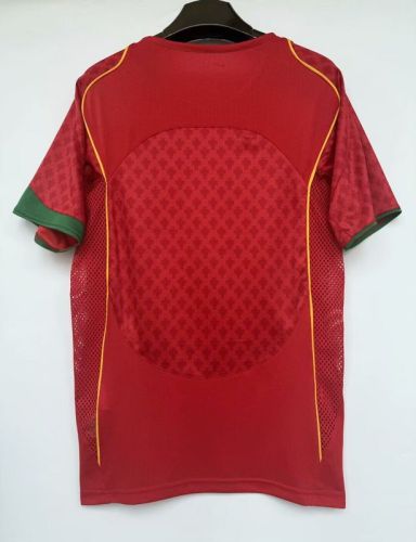 Retro Jersey 2004 Portugal Home Soccer Jersey Vintage Football Shirt