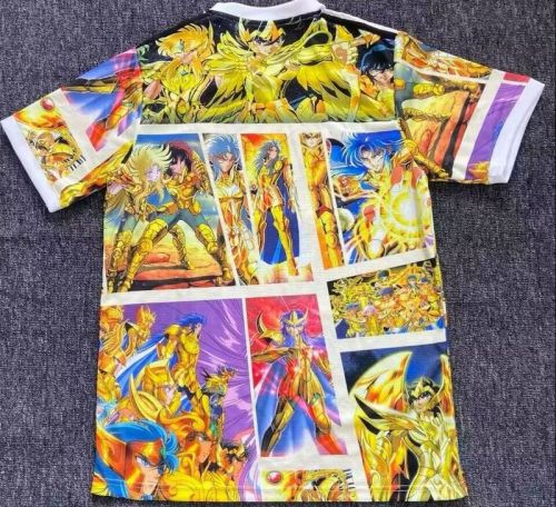 Fan Version Japan 2025 Yellow Comic Soccer Jersey Football Shirt