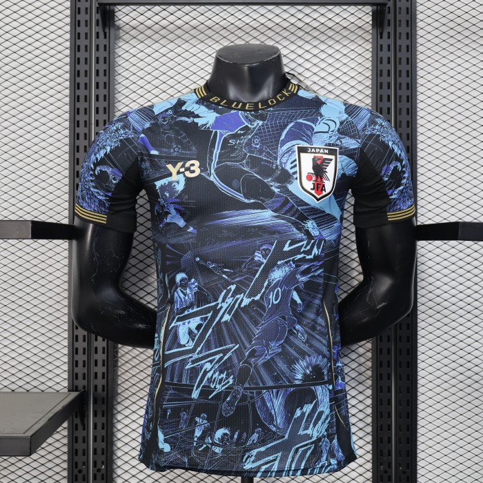 Y-3 Player Version Japan 2025 Blue Special Edition Soccer Jersey Football Shirt