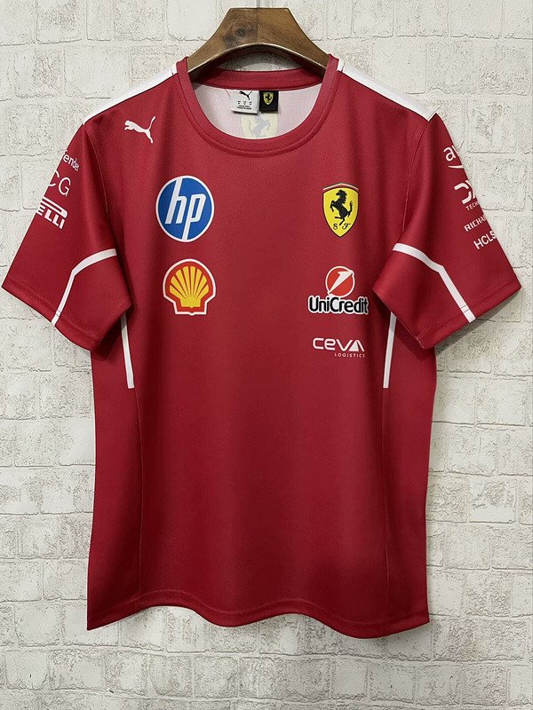 2025 Ferrari Red Shirts
