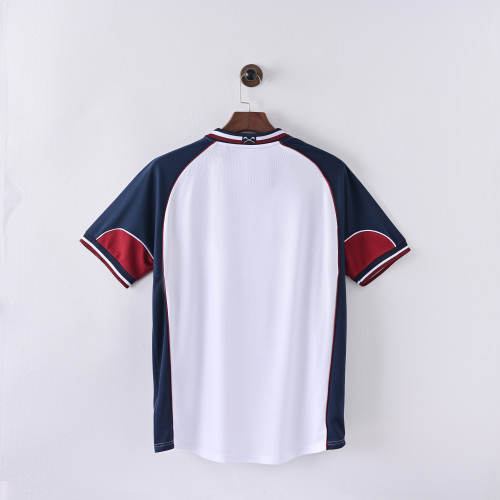 Retro Jersey 1999-2001 West Ham United Away White Soccer Jersey Vintage Football Shirt