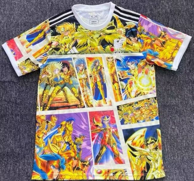 Fan Version Japan 2025 Yellow Comic Soccer Jersey Football Shirt