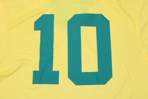 Retro Jersey 1957 Brazil 10 Home Soccer Jersey Vintage Brasil Camisetas de Futbol
