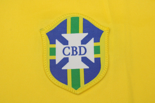Retro Jersey 1958 Brazil Home Soccer Jersey Vintage Brasil Camisetas de Futbol