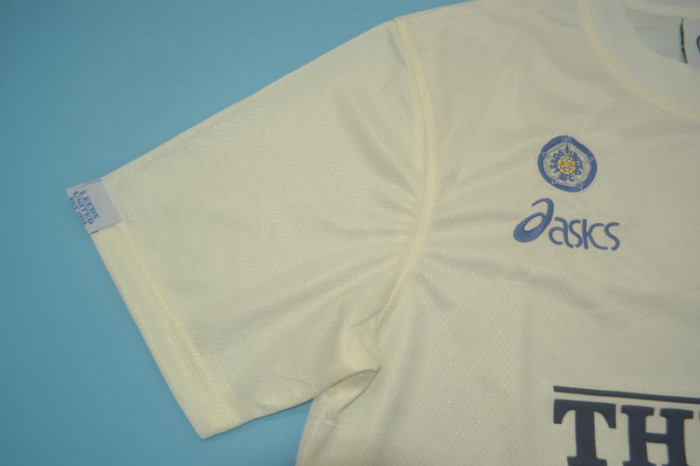 Retro Jersey 1995-1996 Leeds United Home Soocer Jersey White Vintage Football Shirt