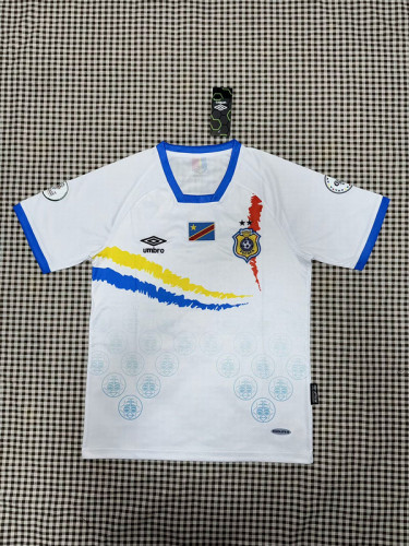 Fans Version 2025 Congo Away White Soccer Jersey Football Shirt