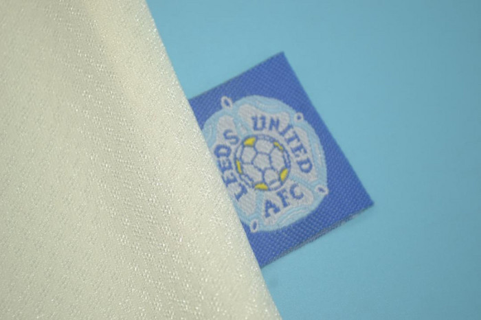 Retro Jersey 1995-1996 Leeds United Home Soocer Jersey White Vintage Football Shirt