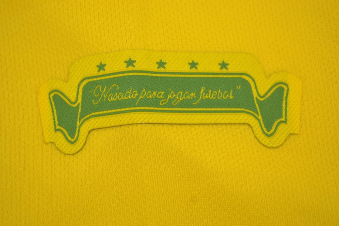 with Euro 2006 Patch Retro Jersey 2006 Brazil Home Yellow Soccer Jersey Vintage Brasil Camisetas de Futbol