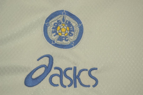 Retro Jersey 1995-1996 Leeds United Home Soocer Jersey White Vintage Football Shirt