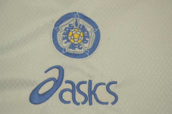 Retro Jersey 1995-1996 Leeds United Home Soocer Jersey White Vintage Football Shirt