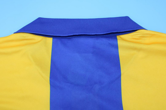 Retro Jersey 1993-1995 Leeds United Away Blue/Yellow Soccer Jersey Vintage Football Shirt