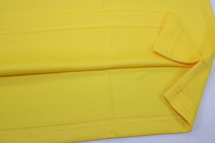 Retro Jersey 1977-1978 Leeds United Away Yellow Soccer Jersey Vintage Football Shirt