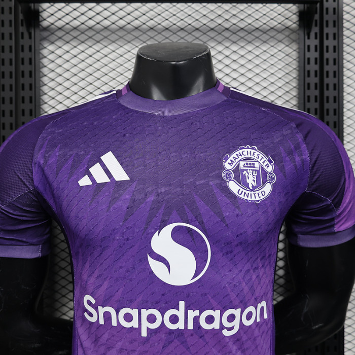 Player Version 2025-2026 Manchester United Purple Special Edition Soccer Jersey Man United Football Shirt