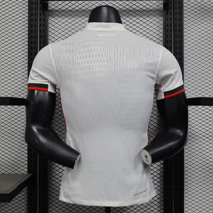 without Sponor Logo Player Version 2025-2026 Chelsea Away White Soccer Jersey Football Shirt