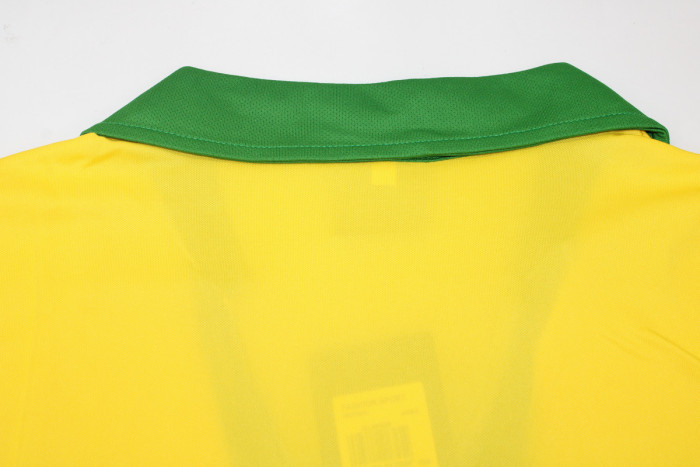 Retro Jersey 1958 Brazil Home Soccer Jersey Vintage Brasil Camisetas de Futbol