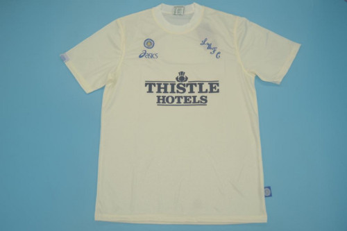 Retro Jersey 1995-1996 Leeds United Home Soocer Jersey White Vintage Football Shirt