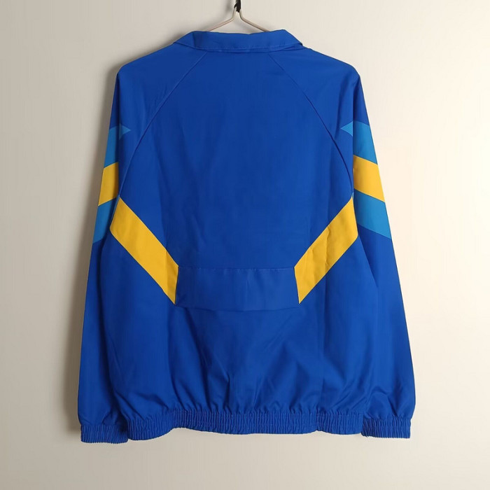 2025 Leeds United Blue/Yellow Soccer Windbreaker Jacket Football Jacket