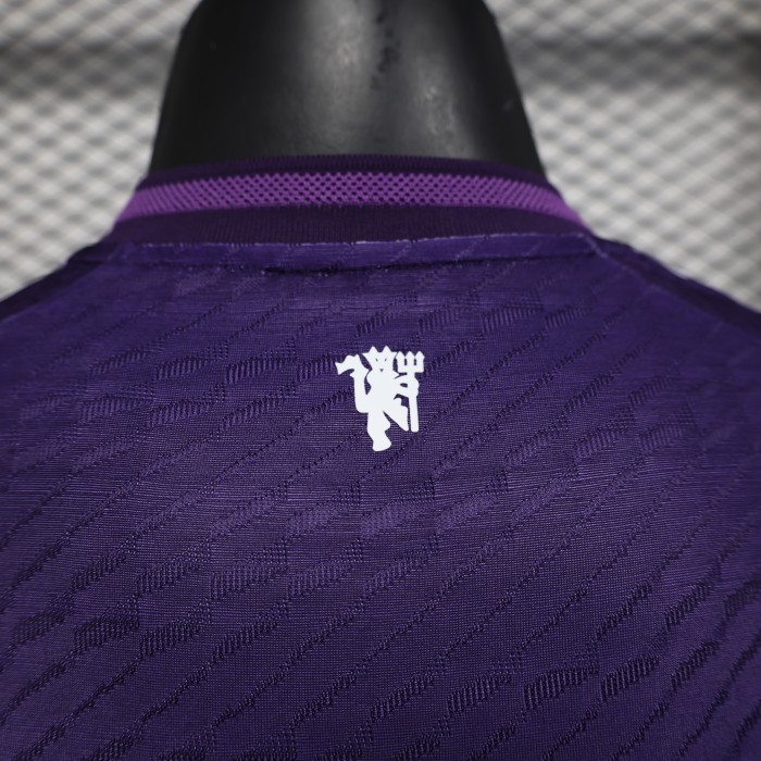 Player Version 2025-2026 Manchester United Purple Special Edition Soccer Jersey Man United Football Shirt