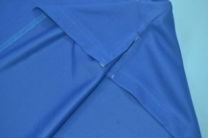 with Front Lettering Retro Jersey 1998 Brazil Away Blue Soccer Jersey Vintage Brasil Football Shirt