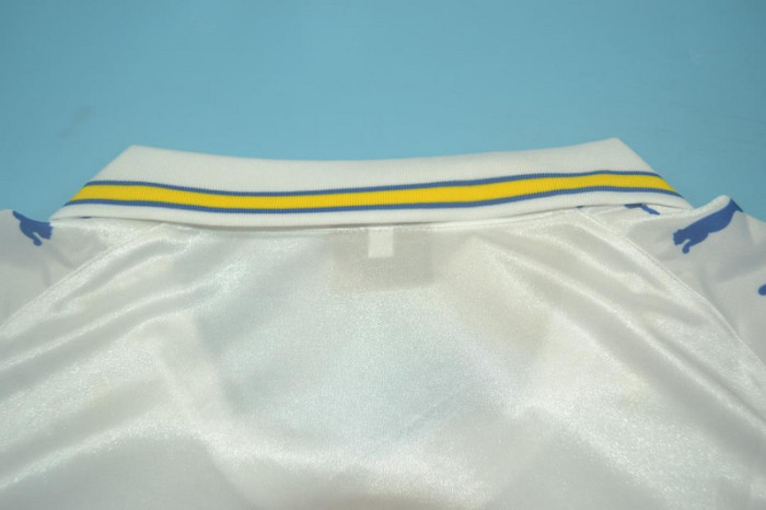 with EPL Patch Retro Jersey 1998-2000 Leeds United Home Soccer Jersey Vintage Football Shirt