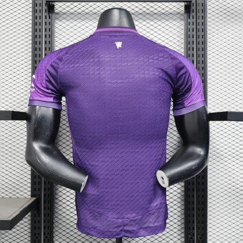 Player Version 2025-2026 Manchester United Purple Special Edition Soccer Jersey Man United Football Shirt