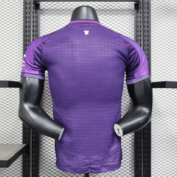 Player Version 2025-2026 Manchester United Purple Special Edition Soccer Jersey Man United Football Shirt