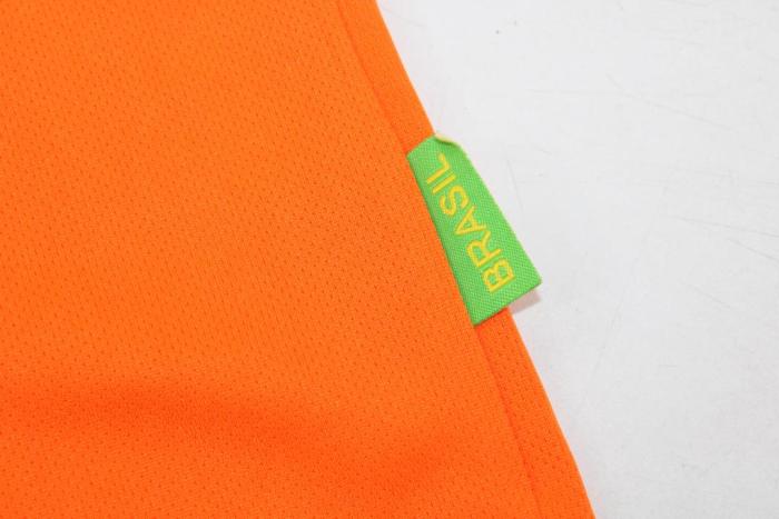 Retro Jersey Long Sleeve 1998 Brazil TAFFAREL 1 Orange Goalkeeper Soccer Jersey Vintage Camisetas de Futbol