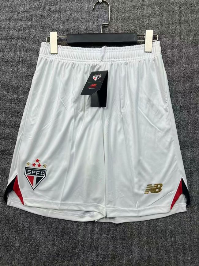 Fan Version 2025-2026 Sao Paulo Home Soccer Shorts Football Shorts