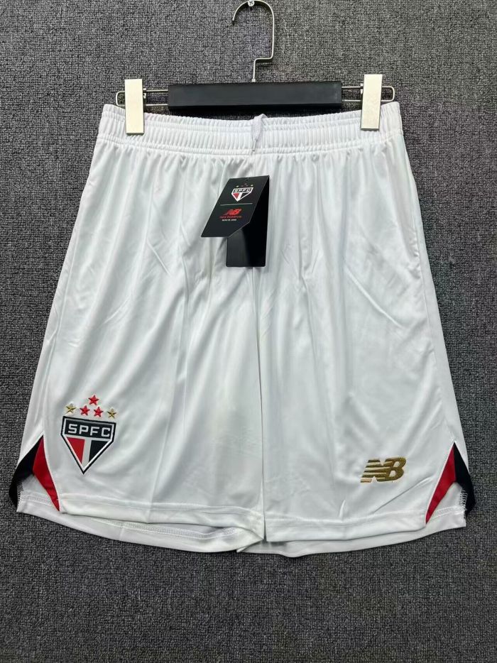 Fan Version 2025-2026 Sao Paulo Home Soccer Shorts Football Shorts