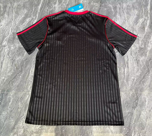 Retro Model 2025-2026 Manchester United Black Soccer Training Jersey Man United Football Shirt