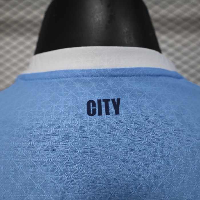 Player Version 2025-2026 Manchester City Home Soccer Jersey Man City Football Shirt