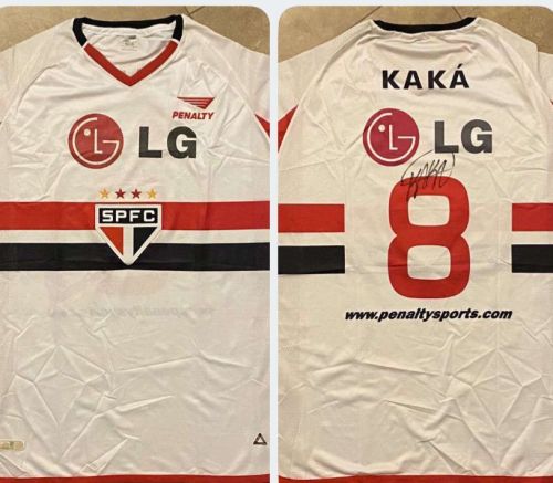 Retro Jersey 2006 Sao Paulo KAKA 8 Home Soccer Jersey Vintage Football Shirt
