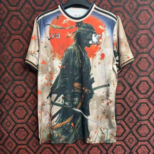 Y-3 Fan Version Japan 2025 Comic Soccer Jersey Football Shirt