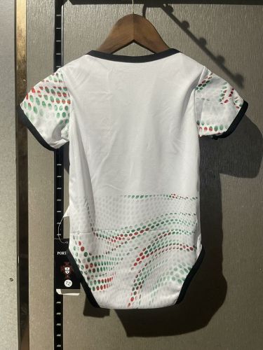 Baby Cloth 2025 Portugal Away Black Soccer Jersey Baby Onesies